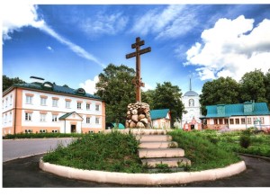 Демьяново панорама церковных зданий